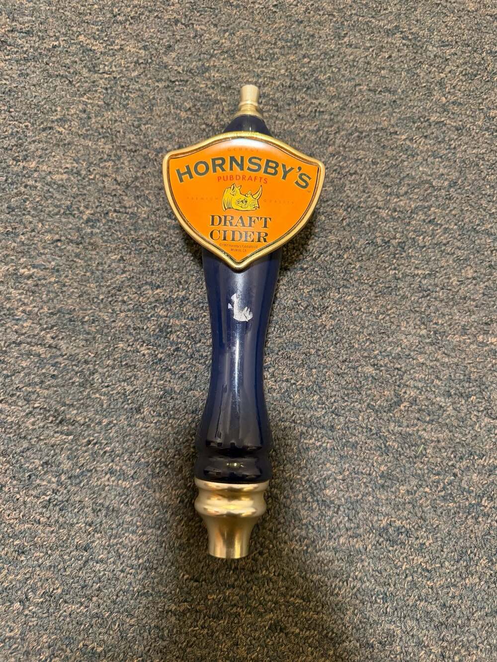 Hornsby's Draft Cider Pubdrafts Vintage Beer Tap Handle